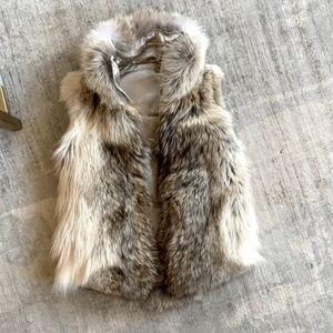 AEVE reversible fur vest Size: XS